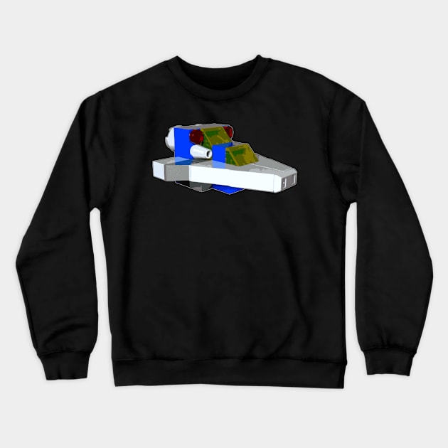 Brick Creations - Galaxy Explorer Crewneck Sweatshirt by druscilla13
